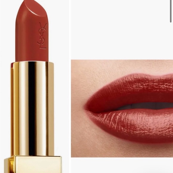 ๐ NWOB YSL Yves Saint Laurent Rouge Pur Couture Stain Lipstick 154 Orange Fatal - Picture 2 of 5